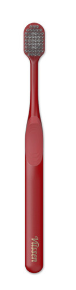 Vussen Double Wide Diş Fırçası - Kırmızı